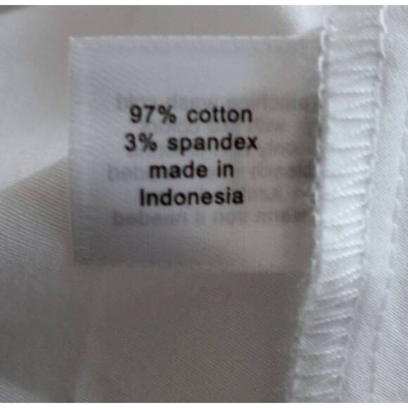 LANE BRYANT WHITE BUTTON DOWN OFF-THE-SHOULDER HI-LO SHIRT SZ.20 NWT. - Picture 8 of 9